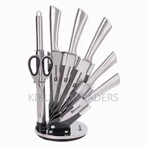 9 Pieces Kitchen Stainless Steel Knife Set