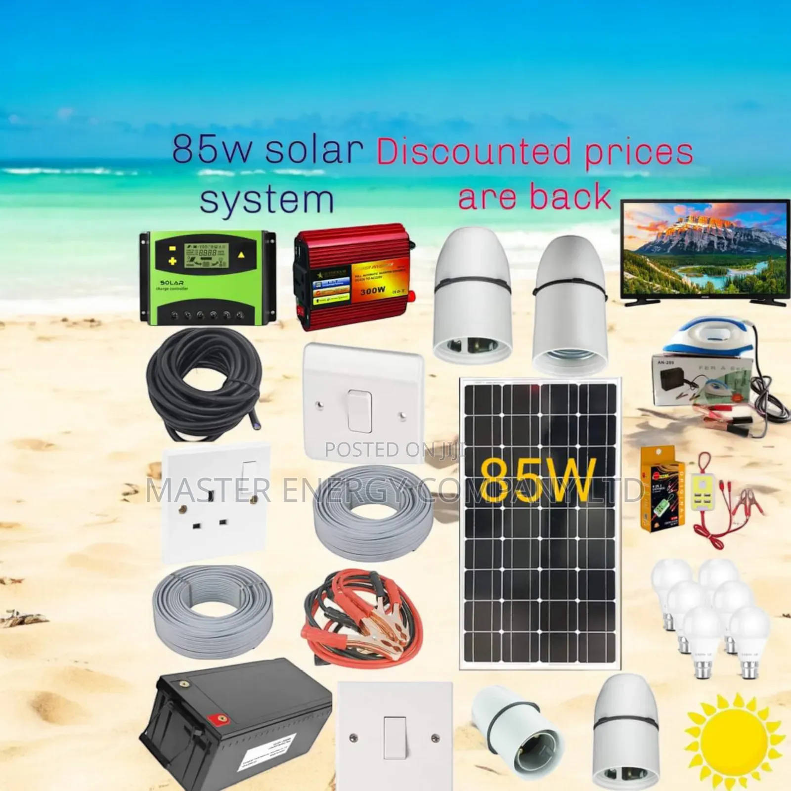 85w Solar System Full Kit German SNDDN