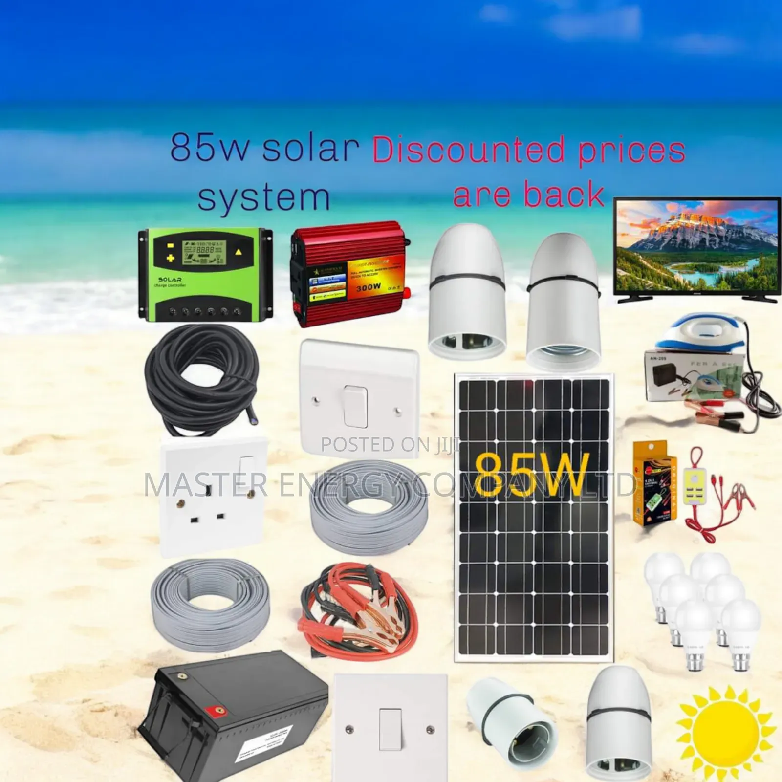 85w Solar System Full Kit German ZBGFGJ