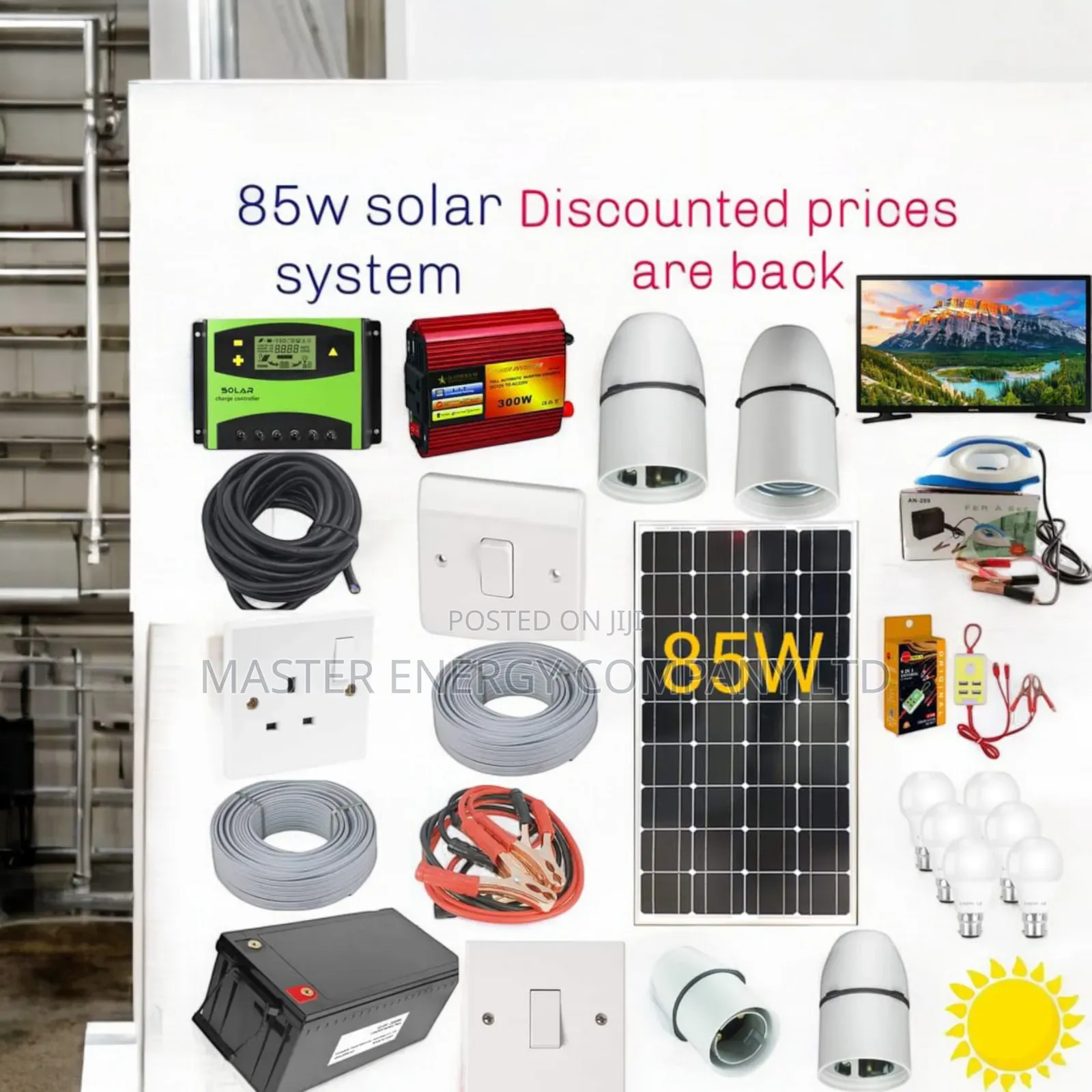 85w Solar System Full Kit German MXBDB