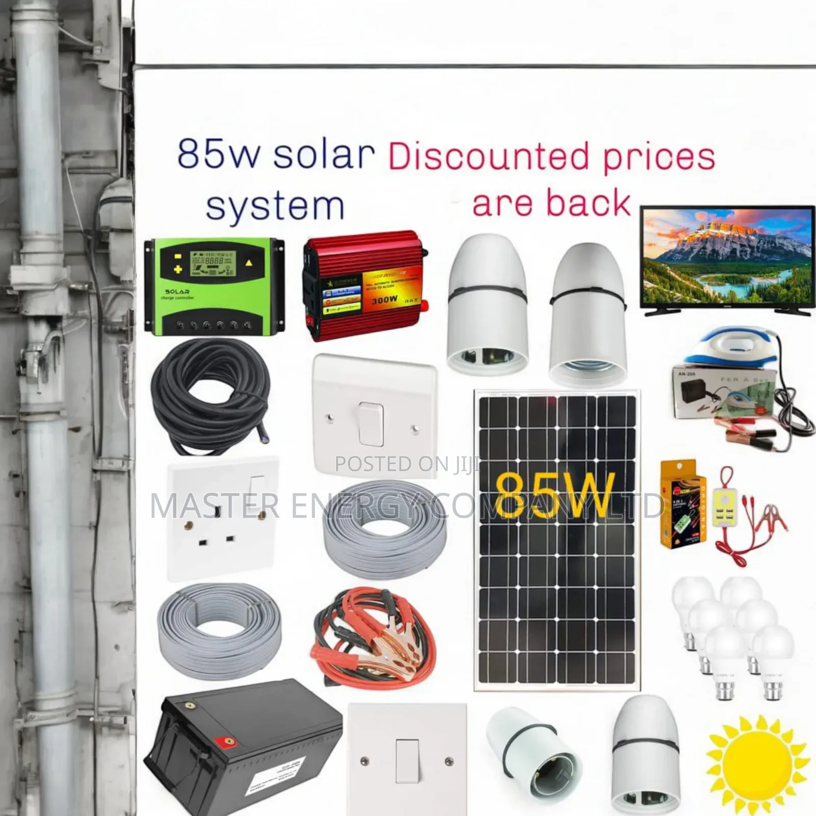85w Solar System Full Kit German NSSHDH