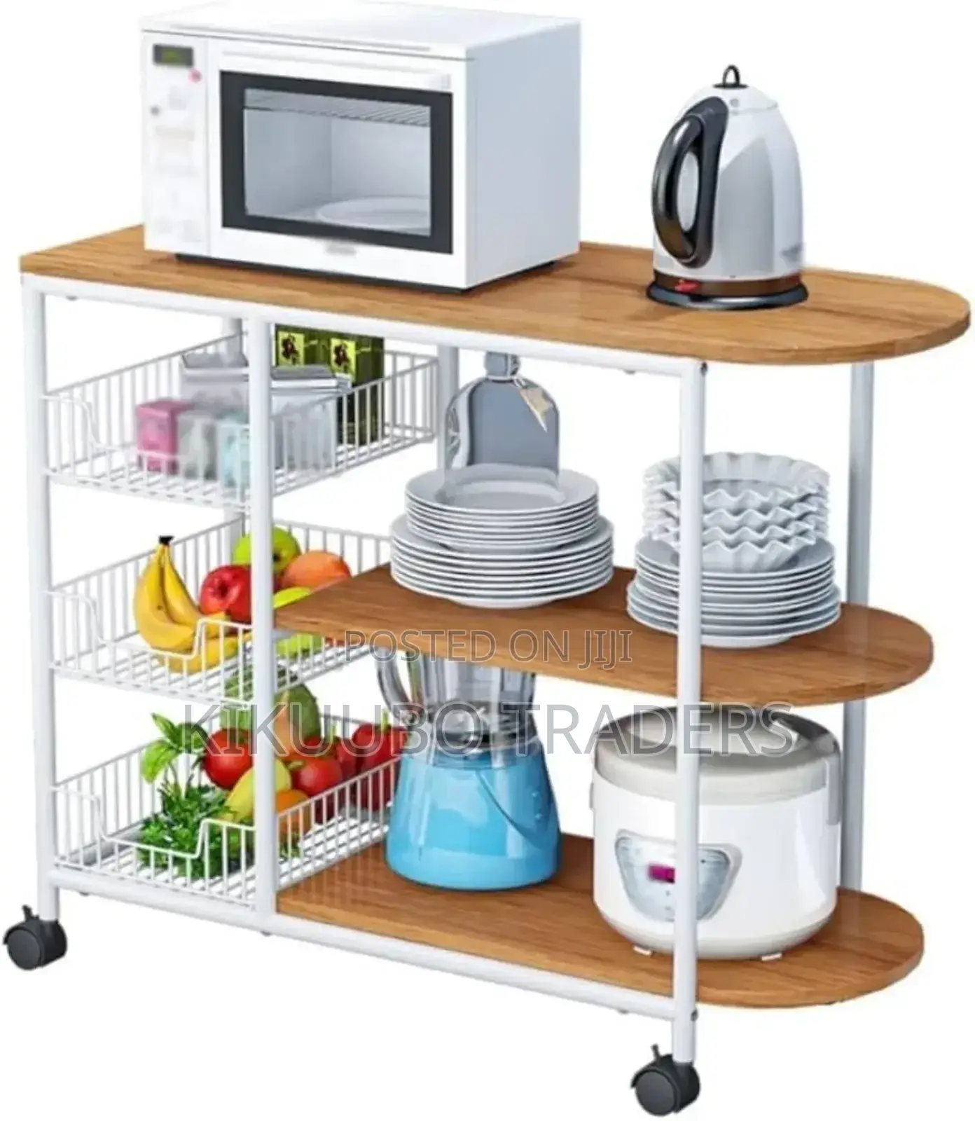Microwave Oven Stand Storage Organizer