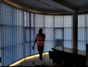 Sky Blue Vertical Office Blinds Per Square Meter