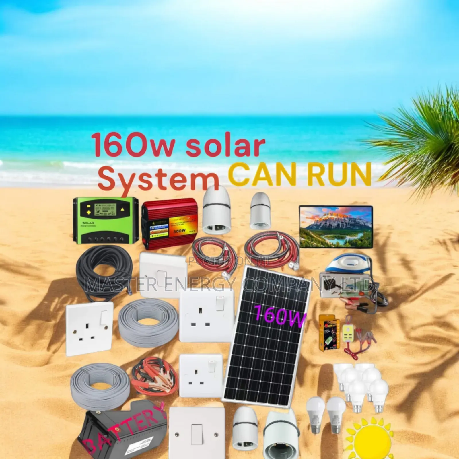 160w Solar System Full Kit German MDBDBB