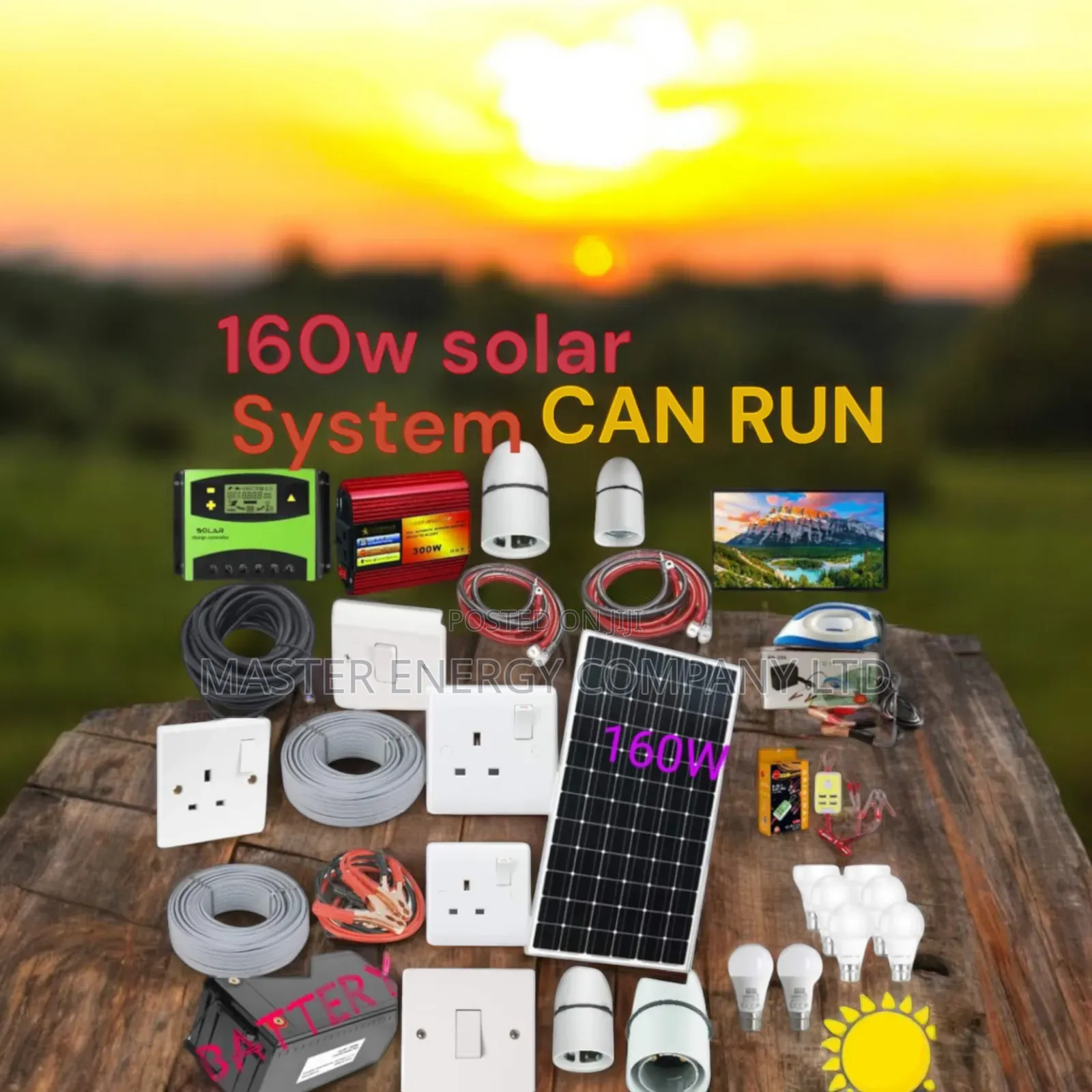 160w Solar System Full Kit German DGDHJVV