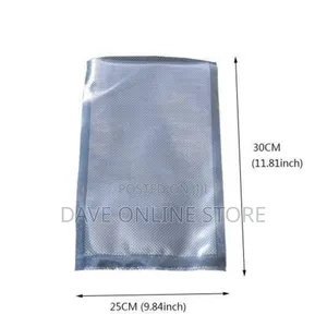25cm By 30cm Vacuum Food Sealer Bags Roll 100pcs In Pack