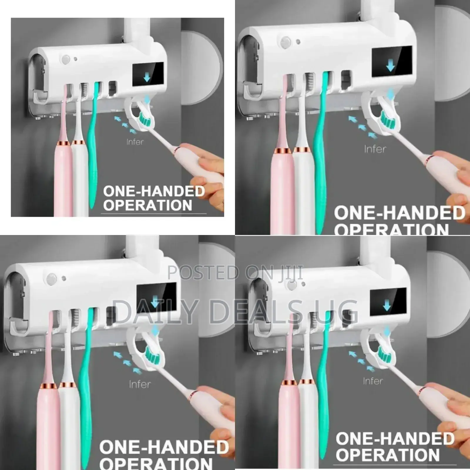 Automatic Toothbrush and Toothpaste Holder