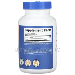 Nutricost, L-Proline, 1,000 Mg, 180 Capsules 500 Mg Per Cap