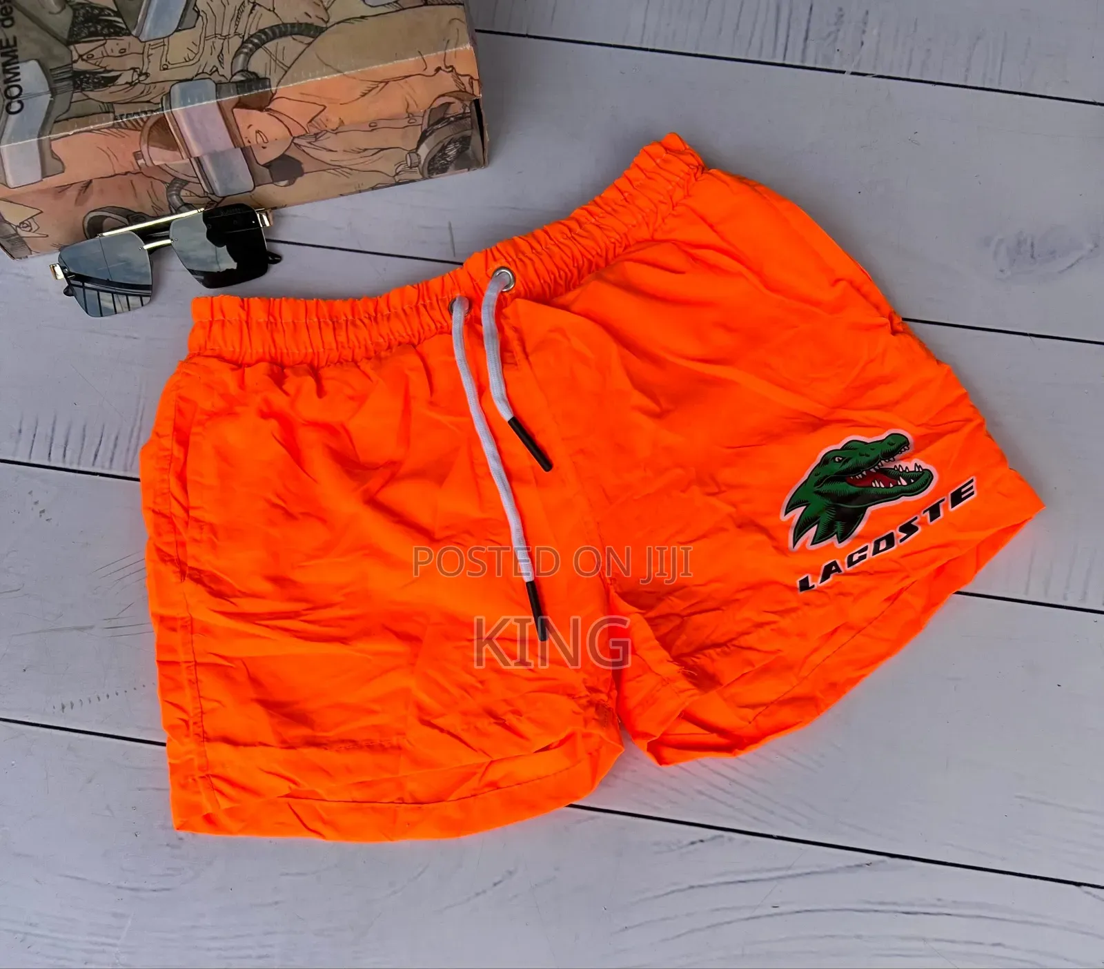 Lacoste Orange Swim Shorts