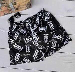 Burberry #Tb Black White Swim Shorts