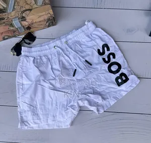 Boss White Swim Shorts