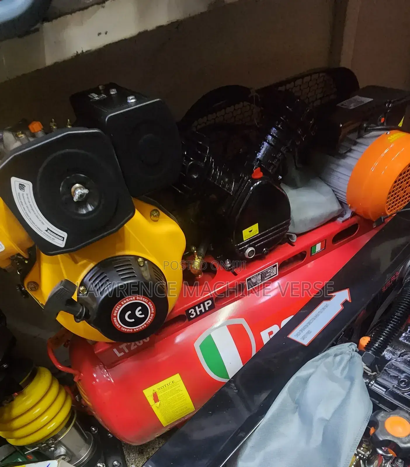 Diesel Air Compressor 200L