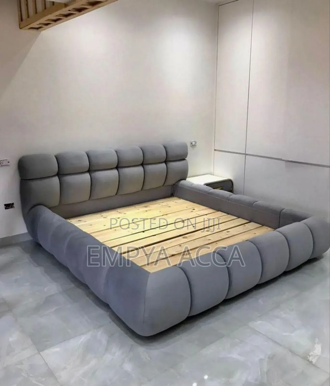 Master Bed Gray