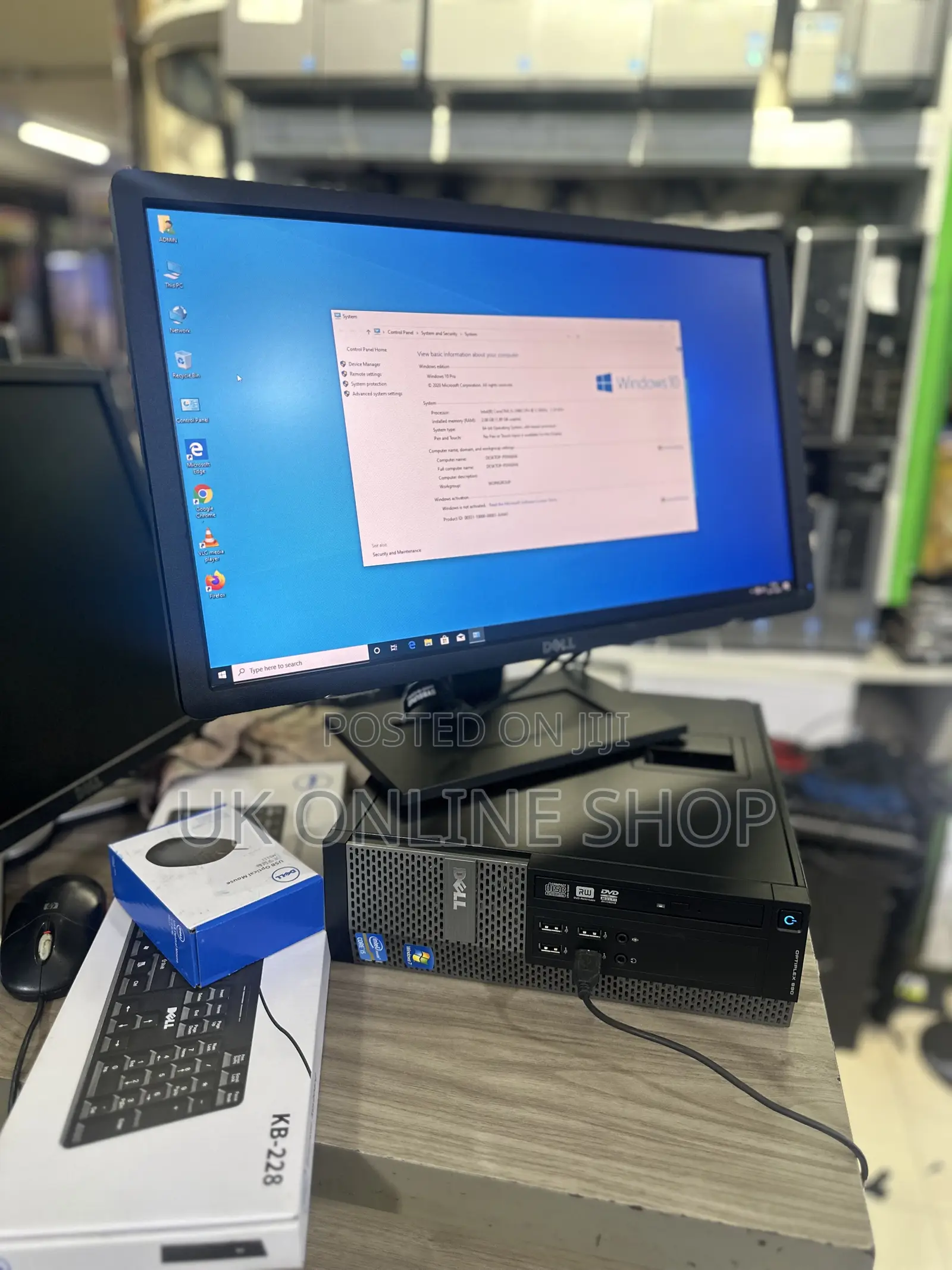 Desktop Computer Dell OptiPlex 790 4GB Intel Core I7 HDD 500GB
