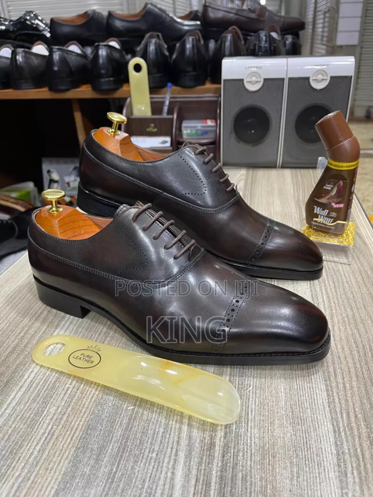 Verified Leather Shoes. Big Time