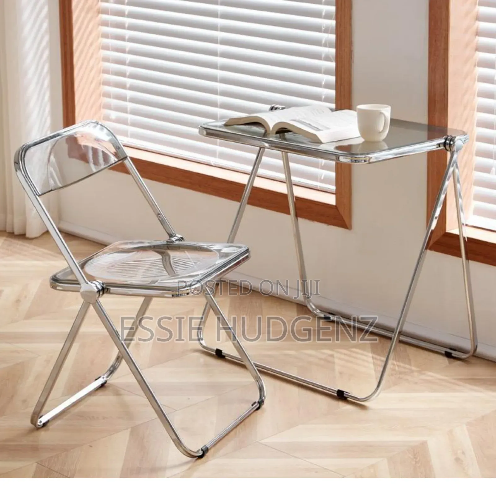 Folding Acrylic Chair and Table