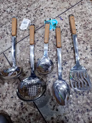 5pcs Wood Accent Sandok Set