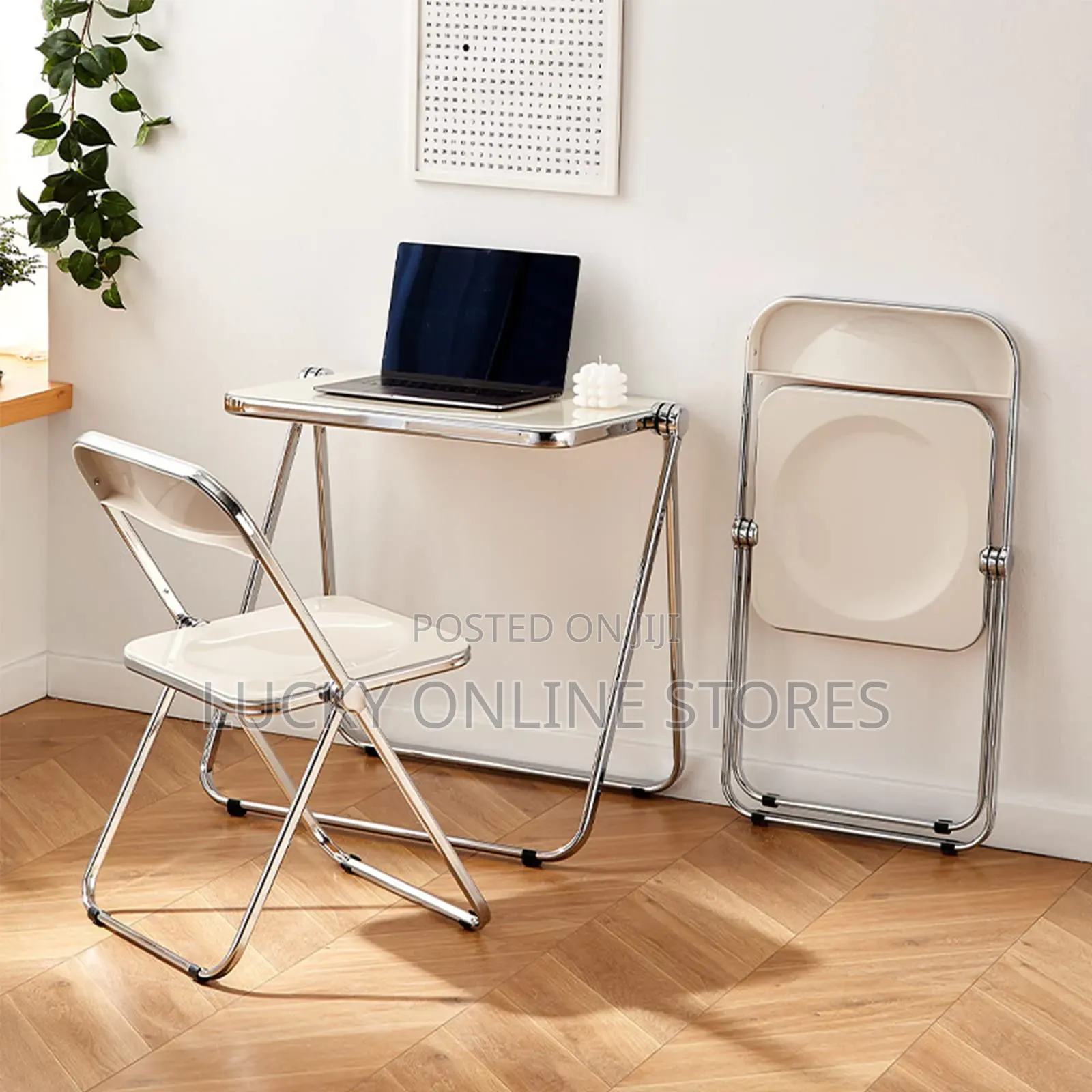 Portable Transparent Acrylic Foldable Table