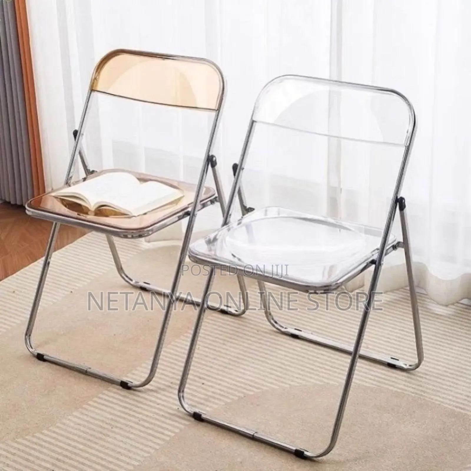 Modern Foldable Acrylic Chair
