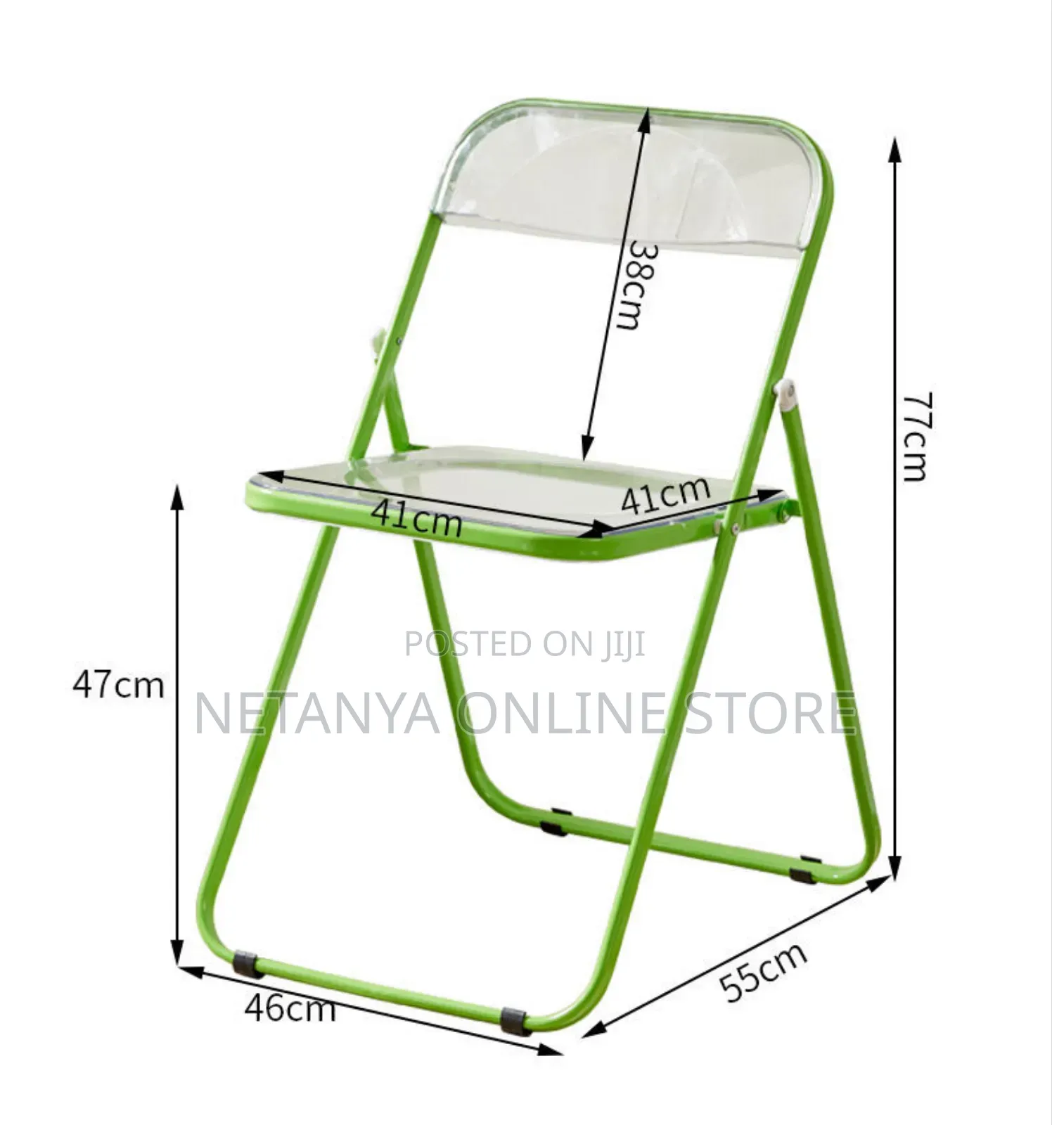 Modern Foldable Acrylic Chair