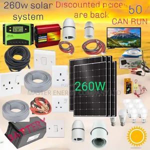 260w Solar System Full Kit German DBDHHD