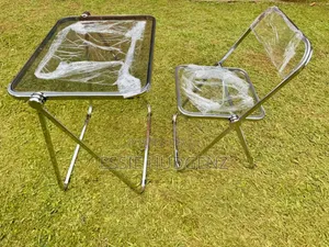 Folding Acrylic Chair and Table