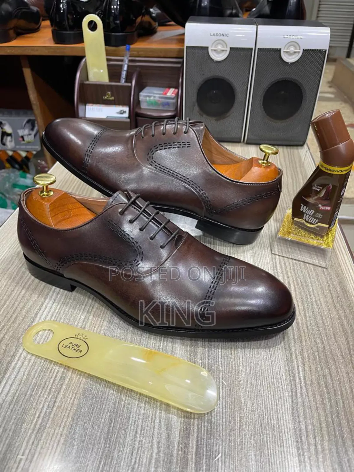 Metric Leather Shoes. Big Time