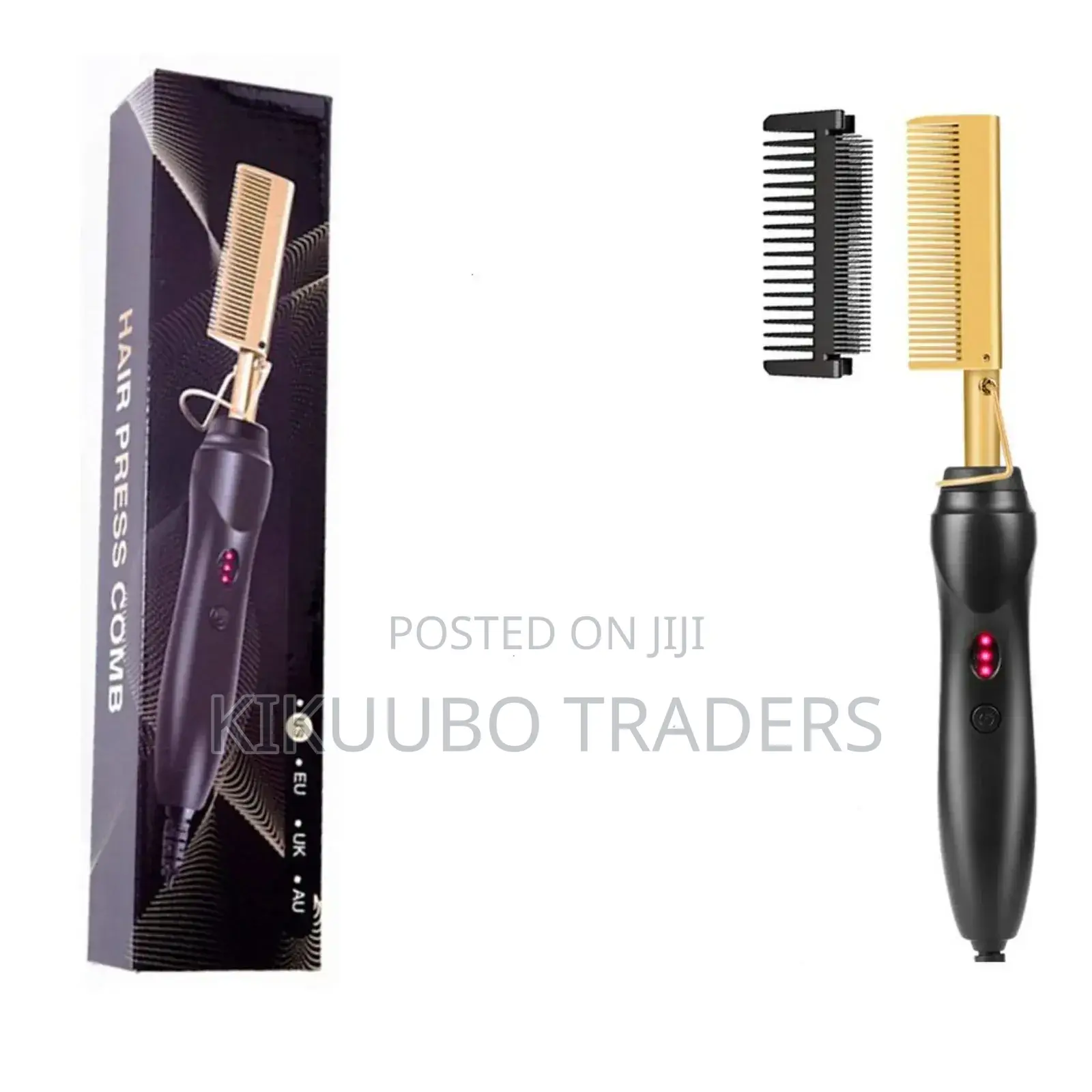 Hot Temperature Control Hair Comb Straightener