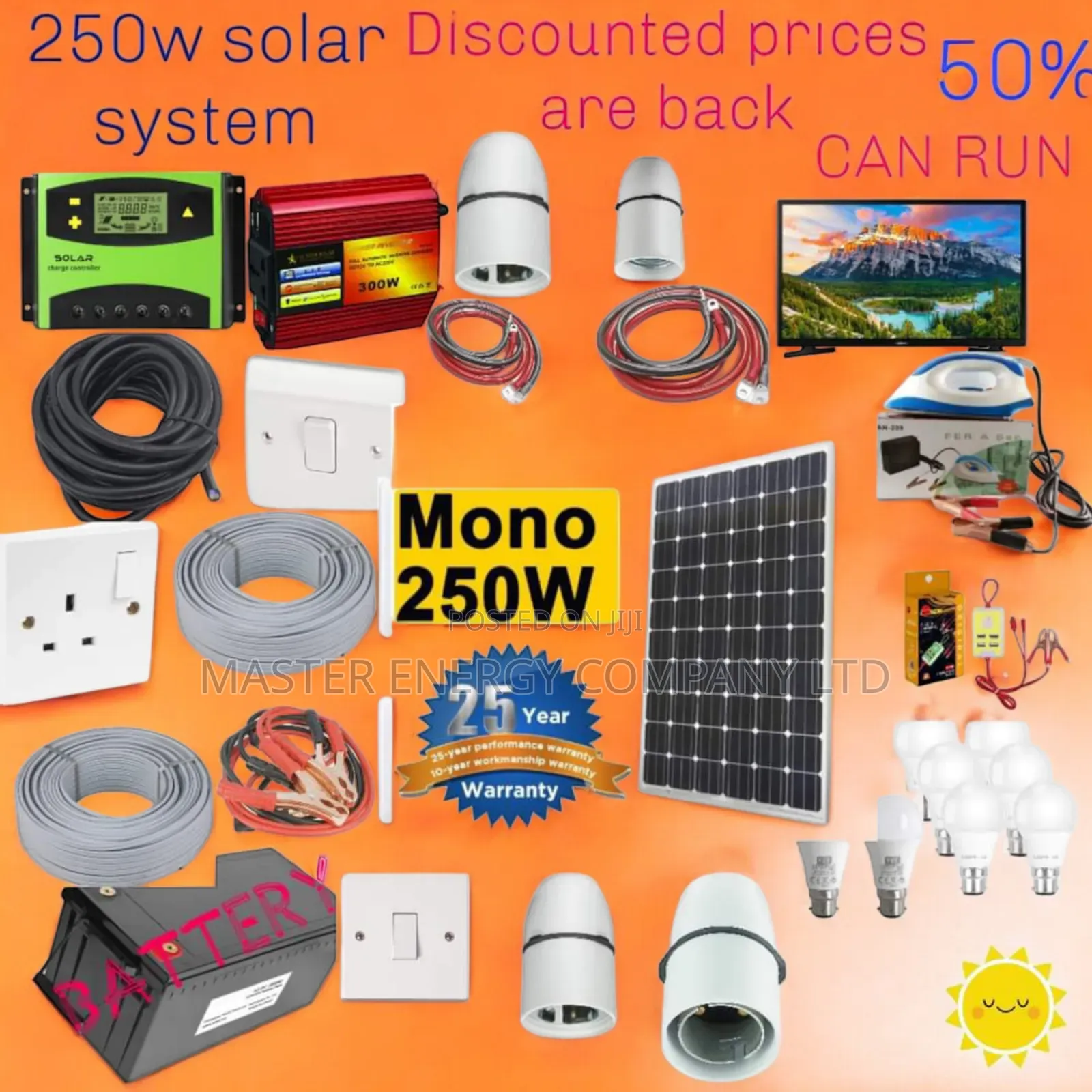 250w Solar System Full Kit German DNDBG