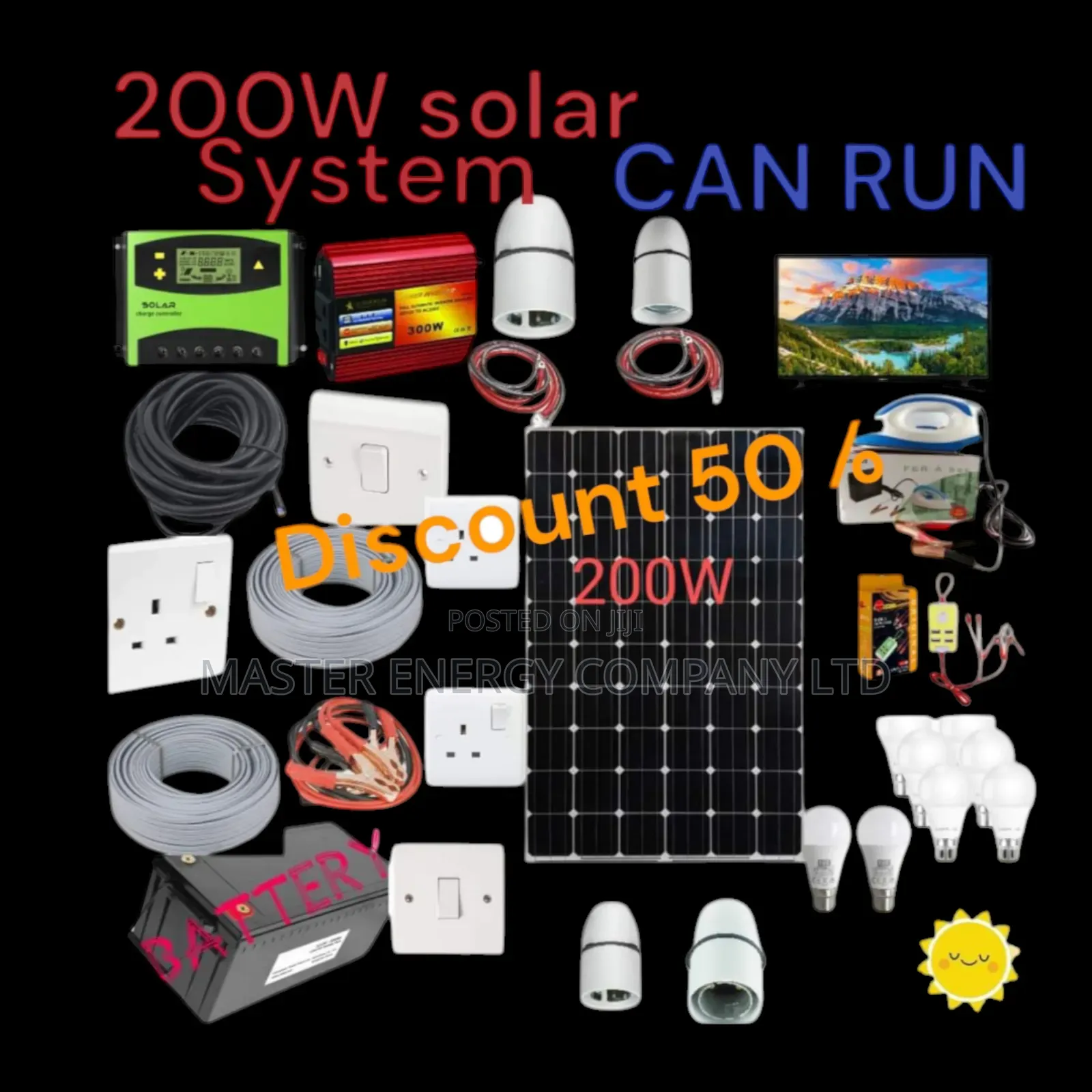 200w Solar System Full Kit German DNJHGX