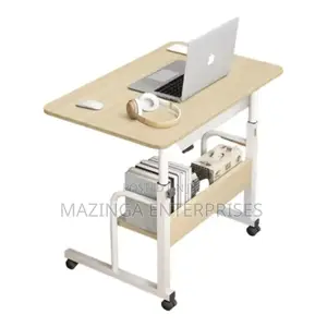 Wooden Height Adjustable Computer Laptop Study Bedside Table