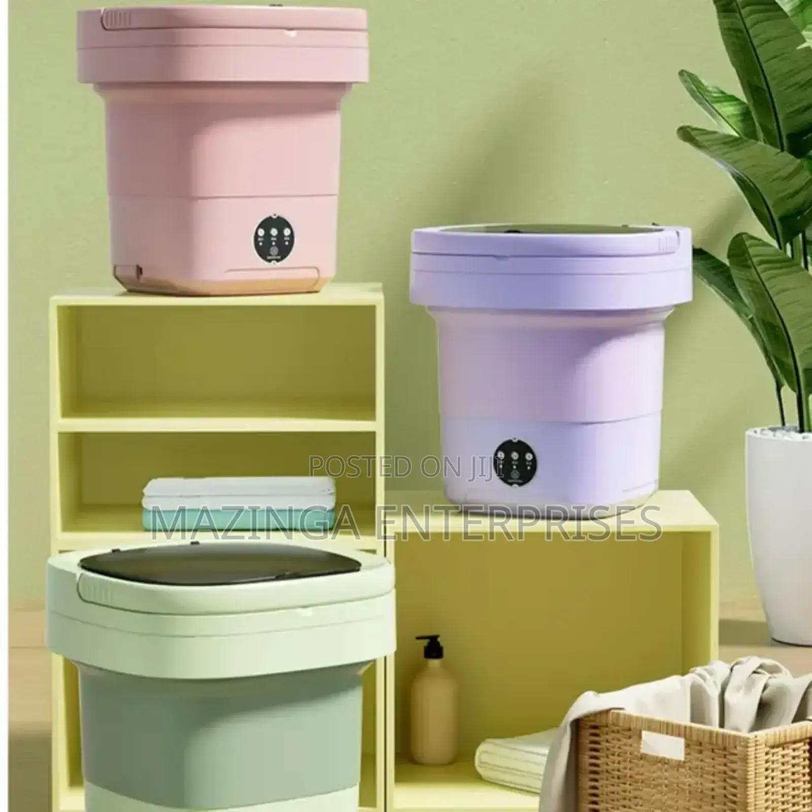 Portable Foldable Single Hub Mini Electric Washing Machine