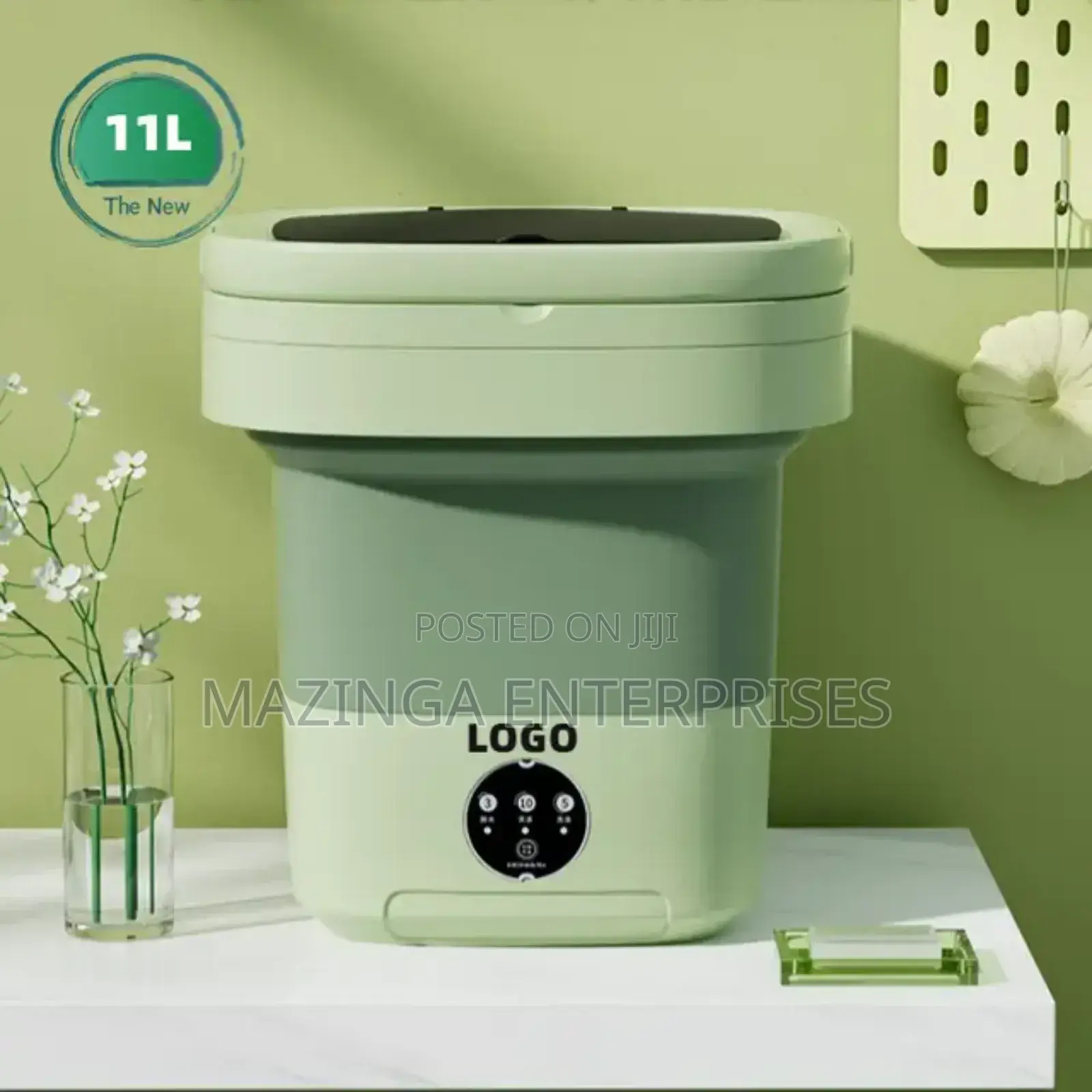 Portable Foldable Single Hub Mini Electric Washing Machine
