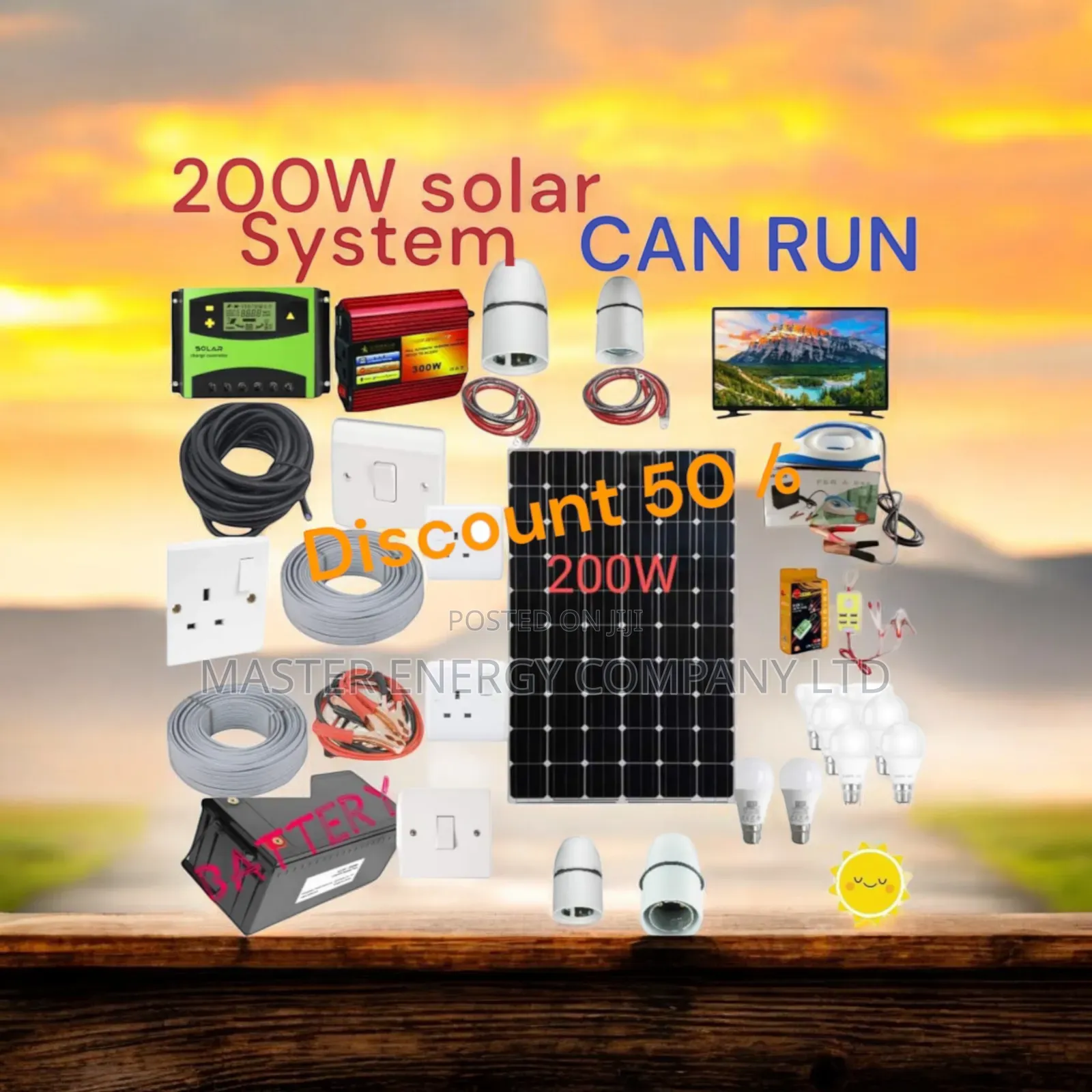 200w Solar System Full Kit German NDBVHH
