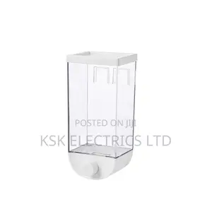 Wall Mounted Food Containers Push Top Food Storage Jars Tran