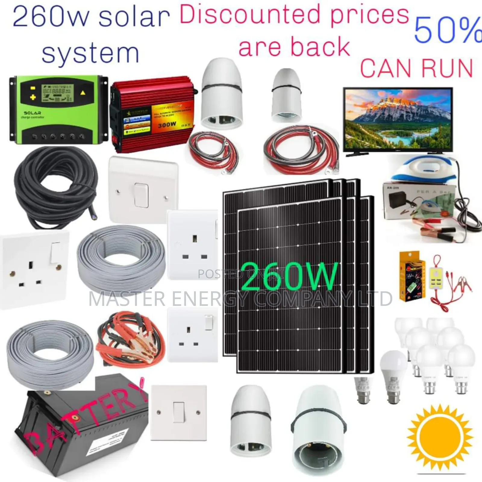 260w Solar System Full Kit German VHHFGH