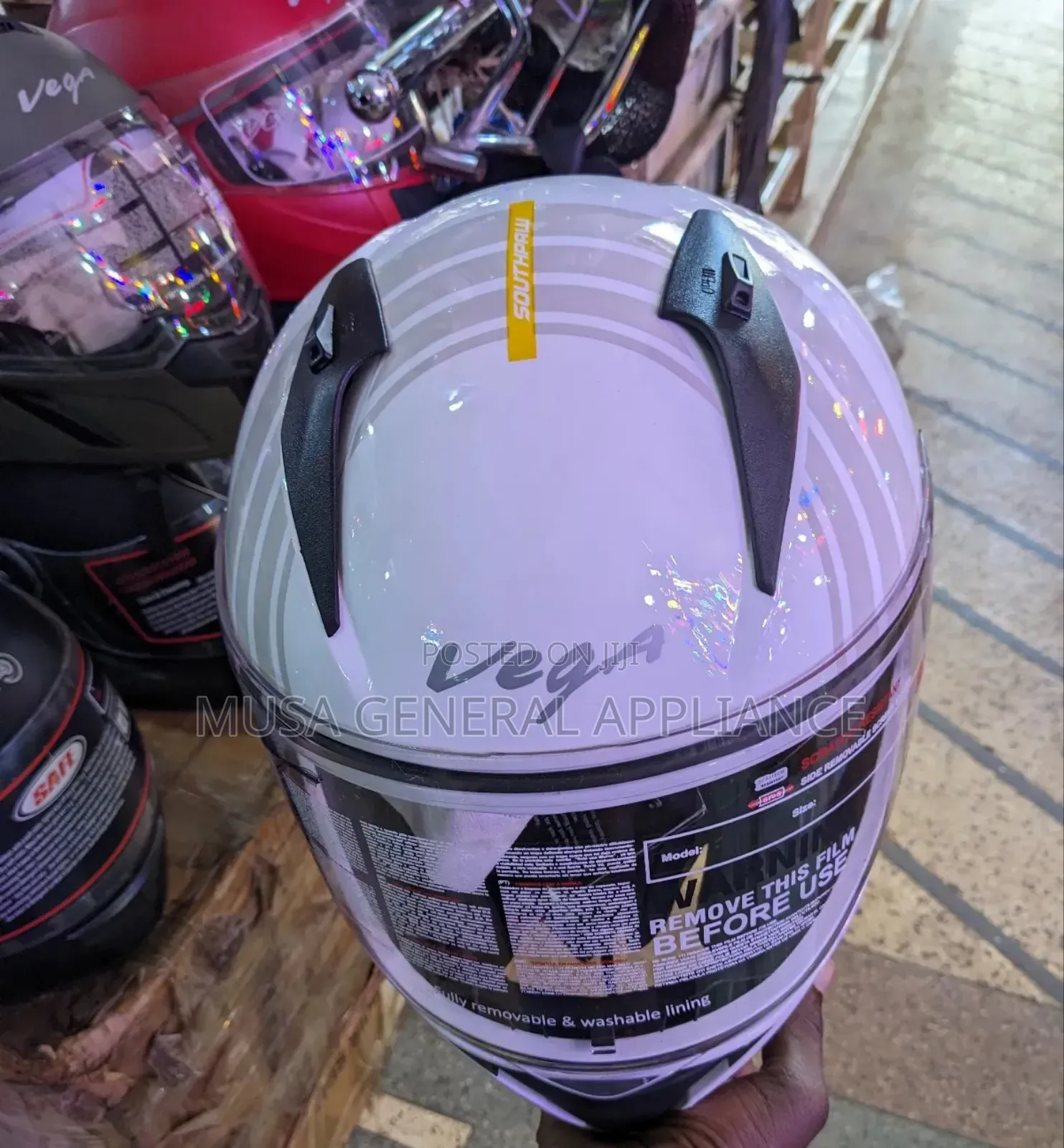 Pull Up Helmet Bike