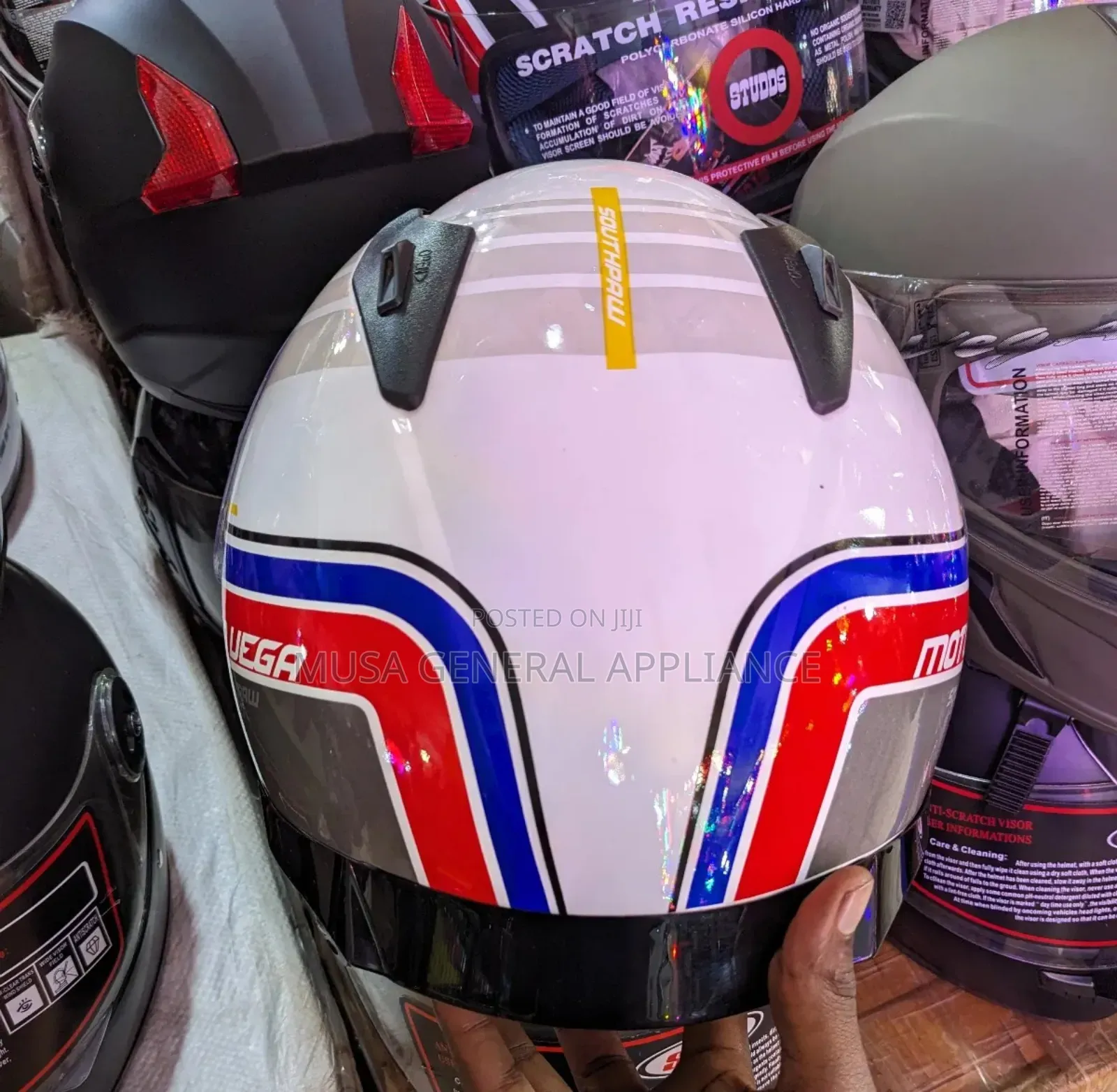 Pull Up Helmet Bike