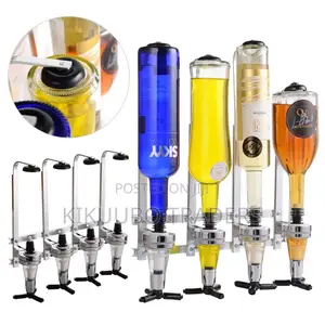 Wall Mounted Bar Butler Liquor Dispenser Bottle Holder