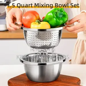 3in1 Colander Basin Grater Strainer Basket