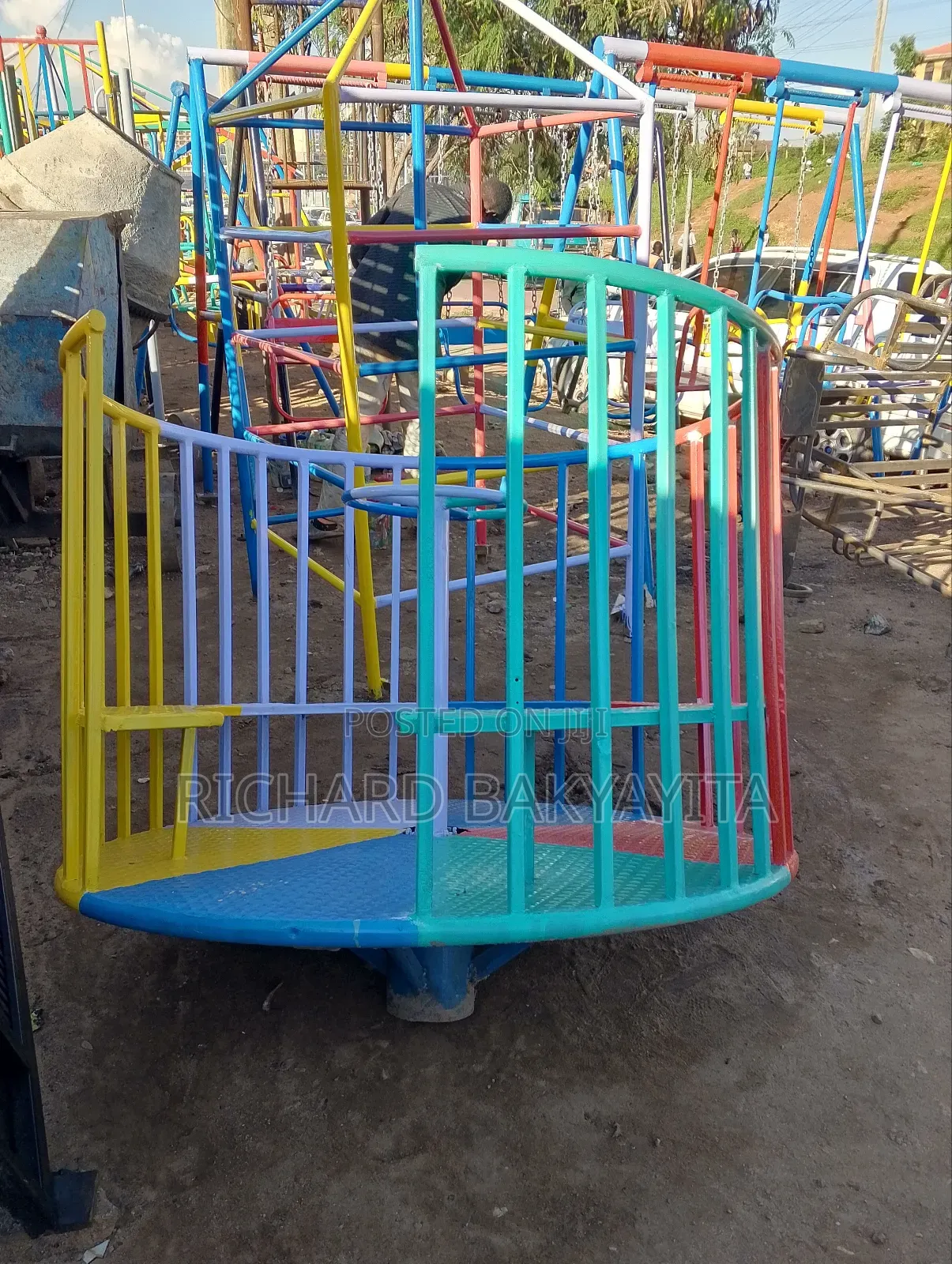 Children Play Swing