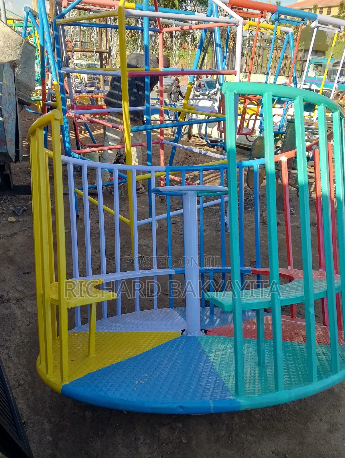 Children Play Swing