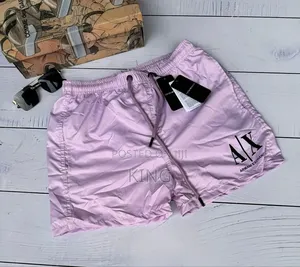 Armani Purple Swim Shorts.