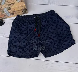 Men's Black Swim Shorts. Louise Vuitton