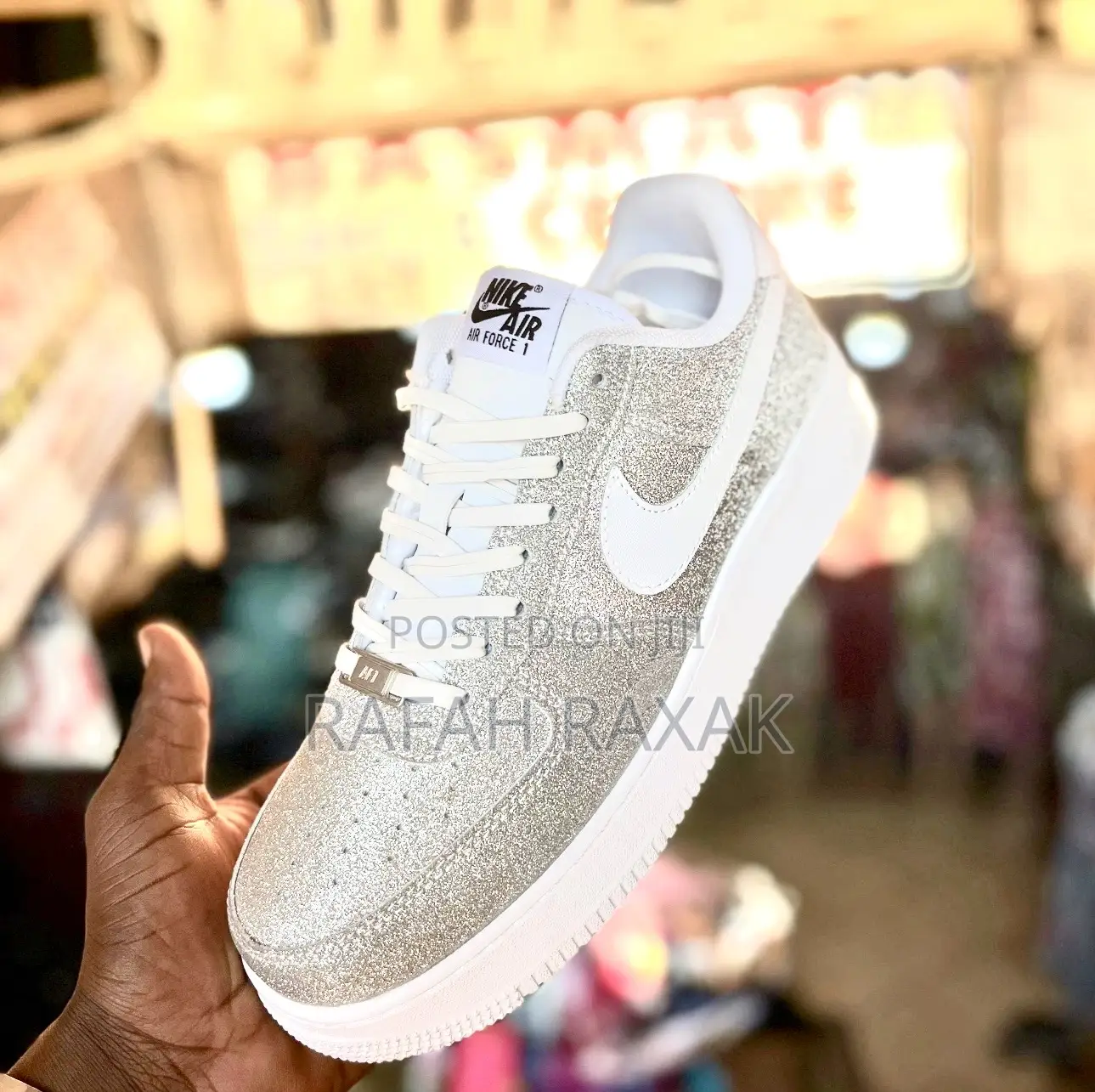 Nike Air Force 1 Low 07 Luxury Glittering Sneakers