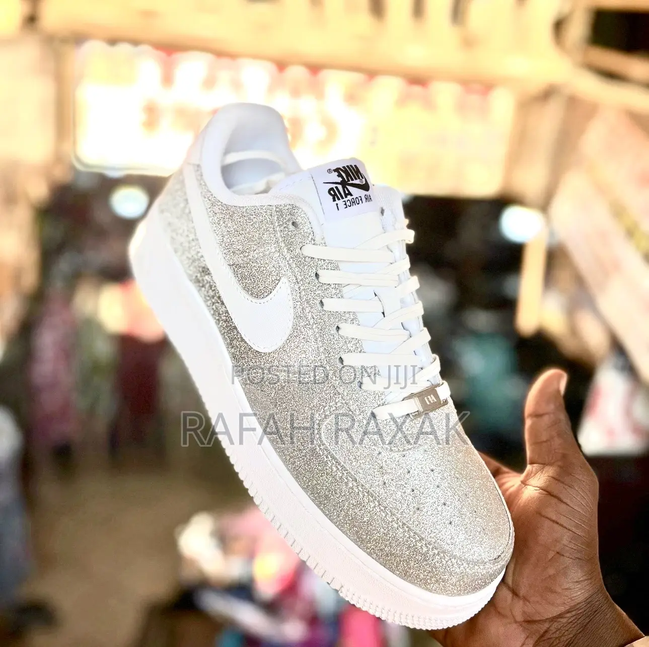 Nike Air Force 1 Low 07 Luxury Glittering Sneakers