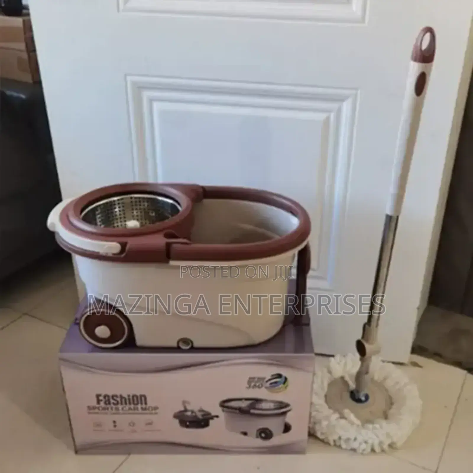 2replacement Heads Twist 3600rotating Spin Mop Bucket