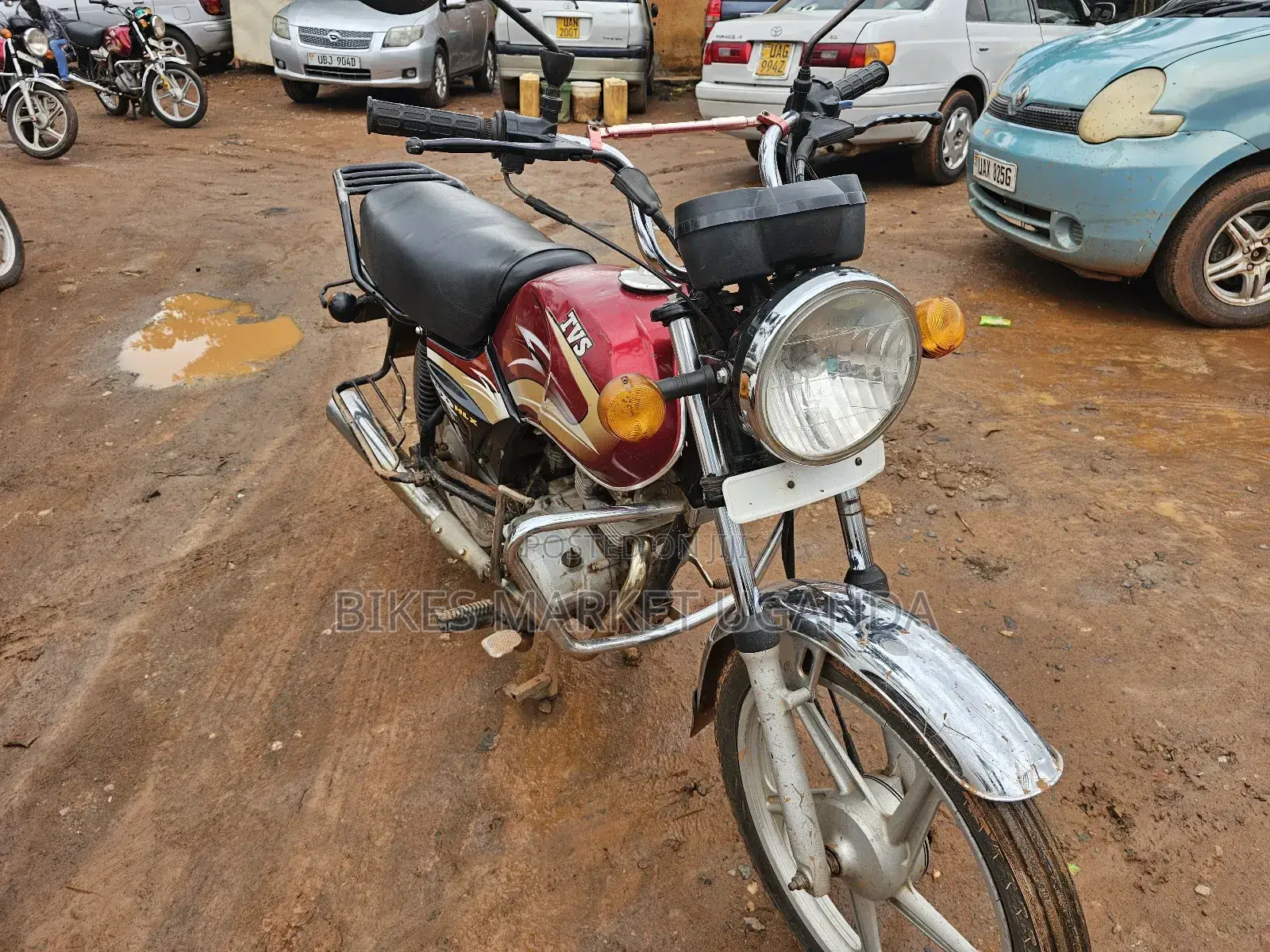 TVS XL 100 2017 Red