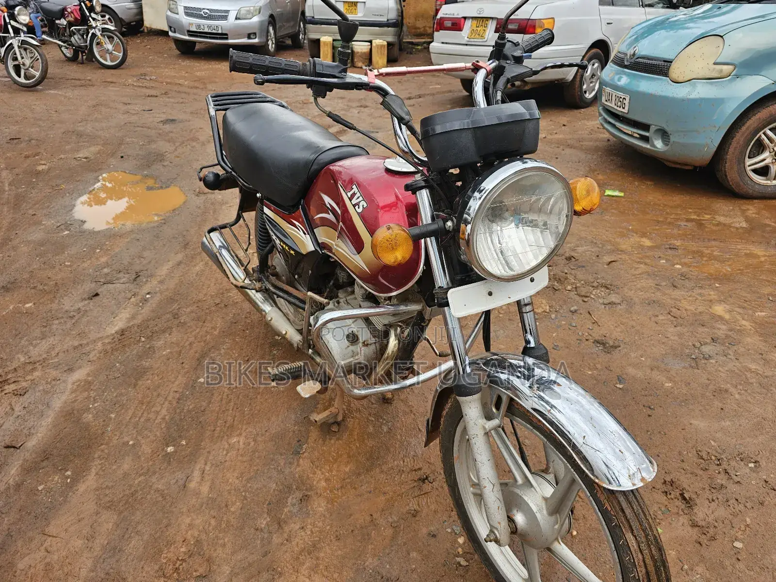 TVS XL 100 2017 Red