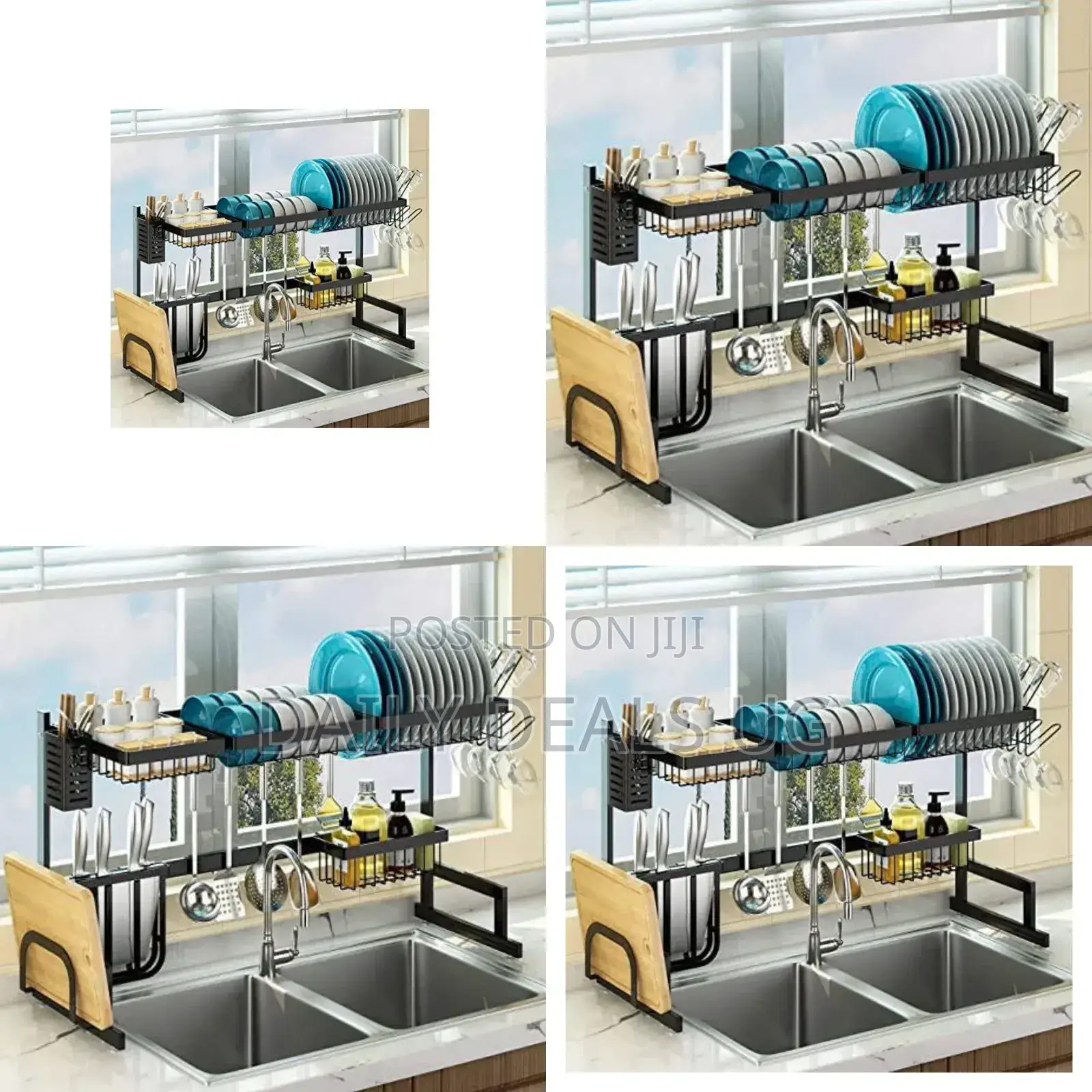 Adjustable Aluminum Over the Sink Rack